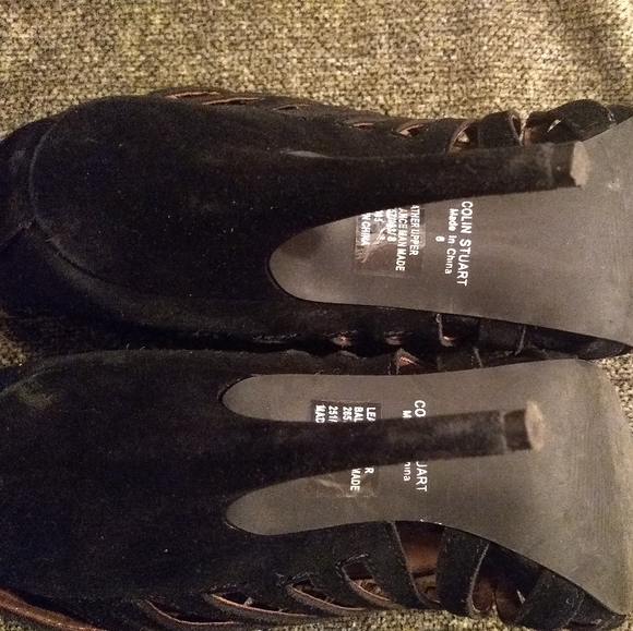 Colin Stuart Black Shoes  Size 8 - Picture 5 of 6